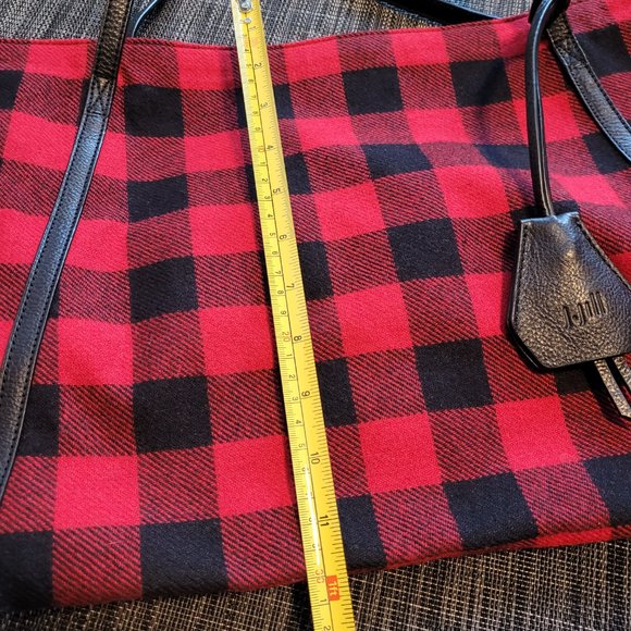 J.Jill Buffalo Plaid Tote Bag - Picture 8 of 9